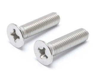 Flat head machine screw