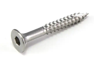 Flat head bugle hex drive timber screws