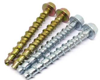 Hex flange head concrete masonry screw